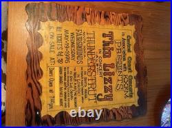Concert poster original Attic Find Look! Thin Lizzy