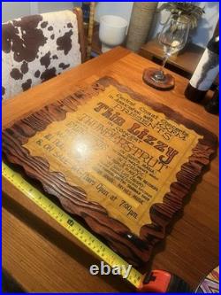 Concert poster original Attic Find Look! Thin Lizzy