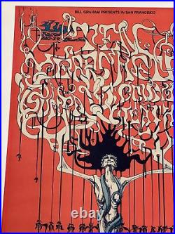 Country Joe The Fish Ten Years After Sun Ra Original Concert Poster 68 Fillmore