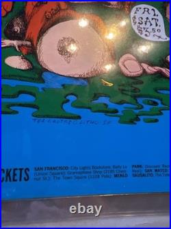 Creedence Clearwater & Fleetwood Mac Concert Poster Cgc 9.8 1st Print 1969