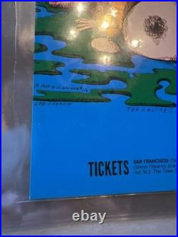 Creedence Clearwater & Fleetwood Mac Concert Poster Cgc 9.8 1st Print 1969