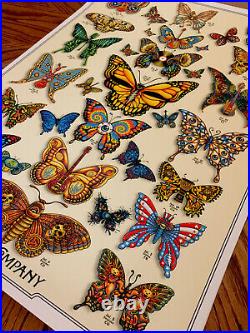 DEAD & COMPANY poster 2019 Concert VIP Tour EMEK Print Butterfly Low # 101