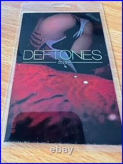 DEFTONES 2015 TOUR LAMINATE / BACKSTAGE PASS keyword cd poster concert poster