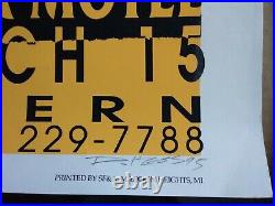 DEREK HESS Soul Coughing 1995 VINTAGE CONCERT POSTER Signed/Numbered Huge 33x22