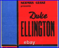 DUKE ELLINGTON mega rare vintage original Rome, Italy 1967 concert poster DUKE ELLINGTON mega rare vintage original Rome, Italy 1967 concert poster