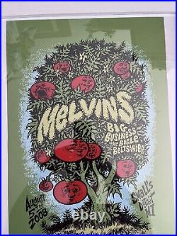 DWITT 2008 Melvins Concert Poster S&N @ Small's In Detroit