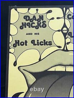 Dan Hicks Commander Cody Rare AOR Original Concert Poster