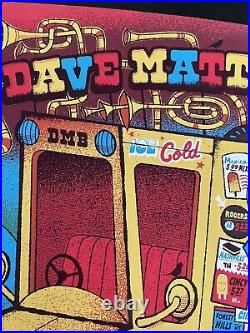 Dave Mathew's Band Concert Tour Poster Nashville Numbered May 2023 New