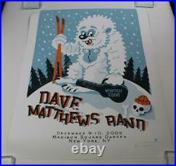Dave Matthews Band Concert Tour Poster 12/9/05, 12/10/05 Madison Square Garden