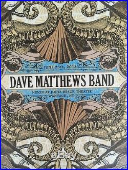 Dave Matthews Band Jones Beach 2013 Concert Poster