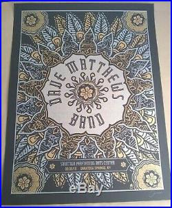 Dave Matthews Band Official Limited Edition Concert Poster 2010 Saratoga NY SPAC