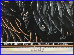 Dave Matthews Band Poster noblesville foil ben kwok 2021 concert 8/14 106/150