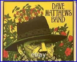 Dave Matthews Band Poster noblesville methane studios art 2021 concert 8/13