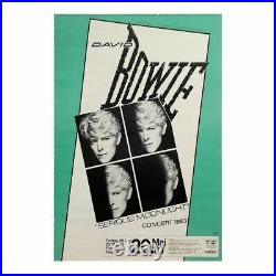 David Bowie 1983 Serious Moonlight Tour Frankfurt Concert Poster (Germany)