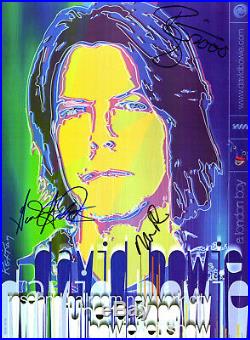 David Bowie HAND SIGNED Rex Ray concert poster, From the Rex Ray Estate