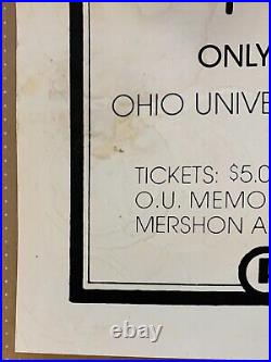 David Crosby Graham Nash Nov 16 1973 Ohio University Original Concert Poster