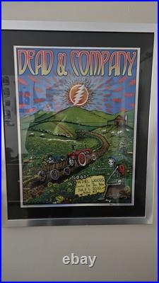 Dead And Company Foil Framed Concert Poster Bethel, NY July 1. 2022