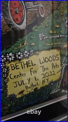 Dead And Company Foil Framed Concert Poster Bethel, NY July 1. 2022
