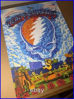 Dead & Company Chicago 2021 Concert Poster James Flames Signed AP Wrigley Field Dead & Company Chicago 2021 Concert Poster James Flames Signed AP Wrigley Field
