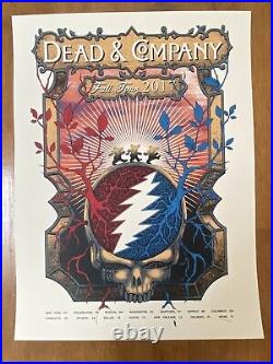 Dead & Company Fall Tour 2017 OFFICIAL Merch Poster Concert Show LE#2510/2600