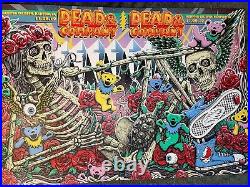Dead and Company Hampton VA 2019 N1 & N2 Set Original Concert Poster S/N