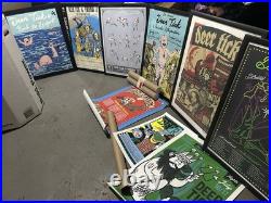 Deer Tick Band Original Concert Poster Lot (9) Newport Folk Providence R. I