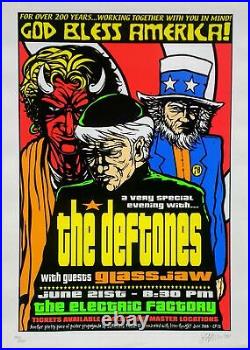 Deftones Concert Poster 2000 Jermaine Rogers