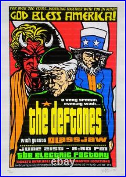Deftones Concert Poster Philadelphia 2000