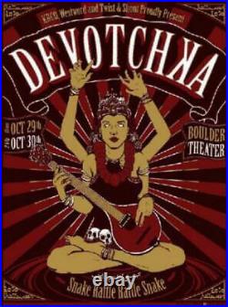 Devotchka 2010 Boulder Concert Poster Silkscreen Original
