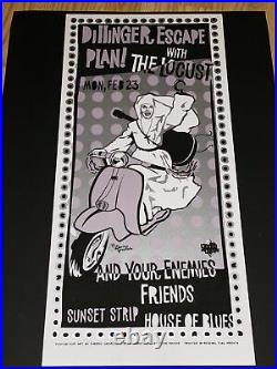 Dillinger Escape Plan On The Sunset Strip Original Concert Poster