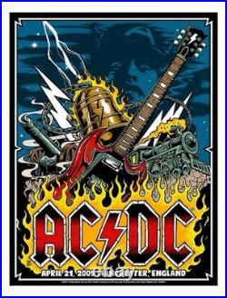Dirty Donny. AC/DC. Concert Poster. Rare. Sold Out! Mint