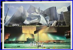 Disney Concert Hall Frank Gehry Architecture Poster Art Los Angeles Circa 2003