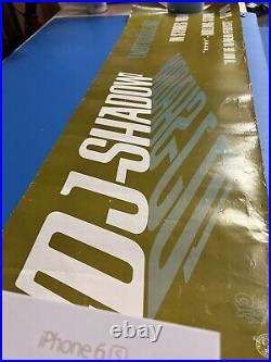 Dj Shadow Entroducing 12x 36 Concert Promo Poster 2 Sided Hi Res Rare