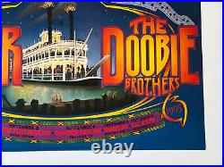 Doobie Brothers Steve Miller Original Concert Poster 1995 New Orleans Boat BGP