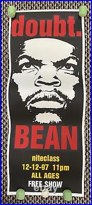 Doubt Bean 1997 Original Silkscreen Concert Poster Ice Cube