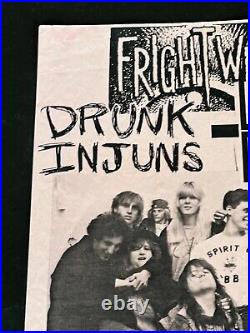Drunk Injuns Lethal Gospel Benefit 4 Women and Children Original Concert Poster