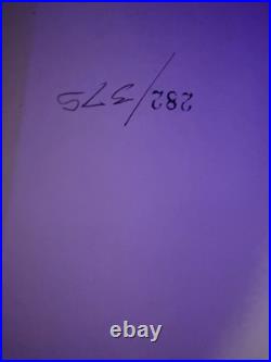 EARLY Arcade Fire concert poster 2005 Seattle, WA S&N 282/375 Paramount Theater