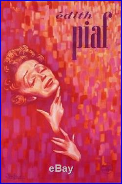 Edith Piaf Affiche De Concert