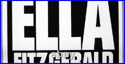 ELLA FITZGERALD rare vintage original Amsterdam 1974 concert poster HUGE