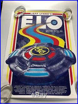 ELO Jeff Lynne 2018 Tour Concert Poster Limited Edition Hand Numbered
