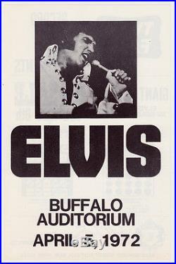ELVIS PRESLEY Original AUTHENTIC 1972 Concert Handbill / Flyer