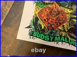 EMEK 1995 Seaweed Concert Poster SIGNED @ Sudsy Malone's Cincinnati Ohio