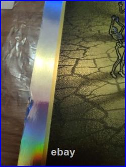 EMEK Queens Of The Stone Age Gold Foil Concert Poster LA 2013 xx/15