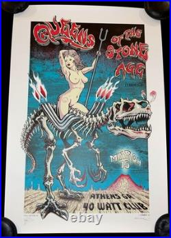 EMEK Queens of the Stone Age Athens GA 2003 Screen Print Concert Poster Art S/D