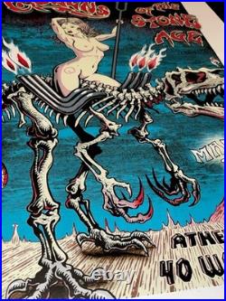 EMEK Queens of the Stone Age Athens GA 2003 Screen Print Concert Poster Art S/D