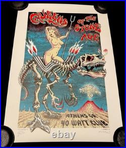 EMEK Queens of the Stone Age Athens GA 2003 Screen Print Concert Poster Art S/D