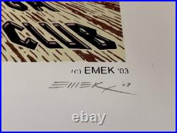 EMEK Queens of the Stone Age Athens GA 2003 Screen Print Concert Poster Art S/D