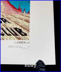 EMEK Queens of the Stone Age Athens GA 2003 Screen Print Concert Poster Art S/D