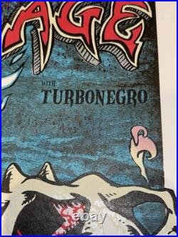 EMEK Queens of the Stone Age Athens GA 2003 Screen Print Concert Poster Art S/D