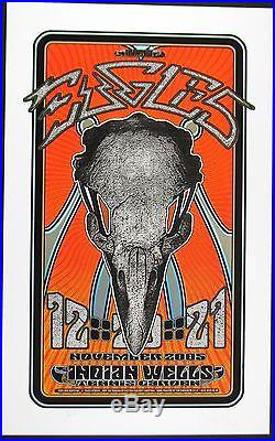 Eagles Concert Poster Indian Wells Firehouse Sperry Silkscreen Print Original